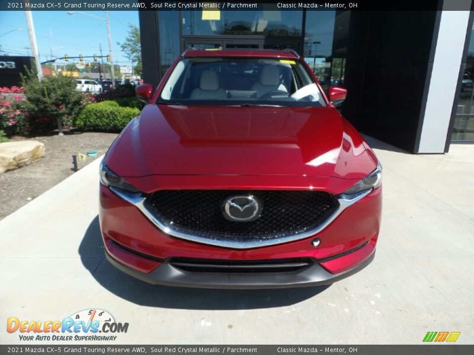 2021 Mazda CX-5 Grand Touring Reserve AWD Soul Red Crystal Metallic / Parchment Photo #2