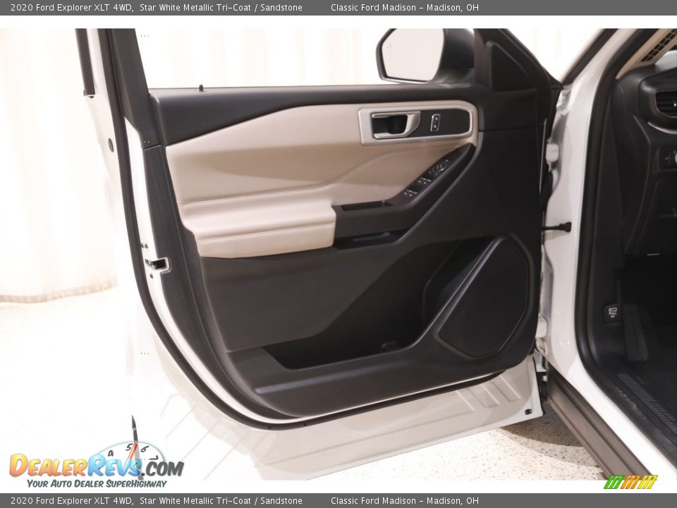 2020 Ford Explorer XLT 4WD Star White Metallic Tri-Coat / Sandstone Photo #5