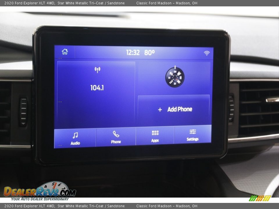 2020 Ford Explorer XLT 4WD Star White Metallic Tri-Coat / Sandstone Photo #11