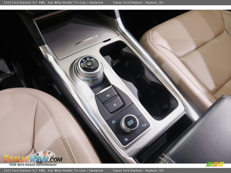 2020 Ford Explorer XLT 4WD Star White Metallic Tri-Coat / Sandstone Photo #14