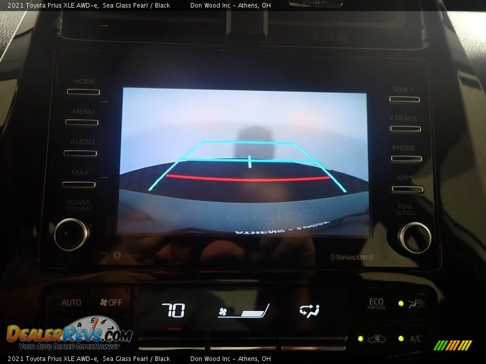 2021 Toyota Prius XLE AWD-e Sea Glass Pearl / Black Photo #3