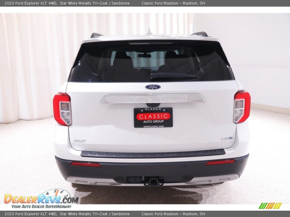 2020 Ford Explorer XLT 4WD Star White Metallic Tri-Coat / Sandstone Photo #20