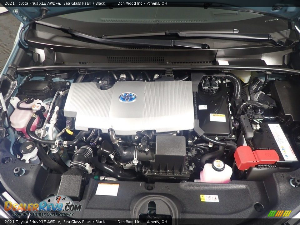 2021 Toyota Prius XLE AWD-e Sea Glass Pearl / Black Photo #8
