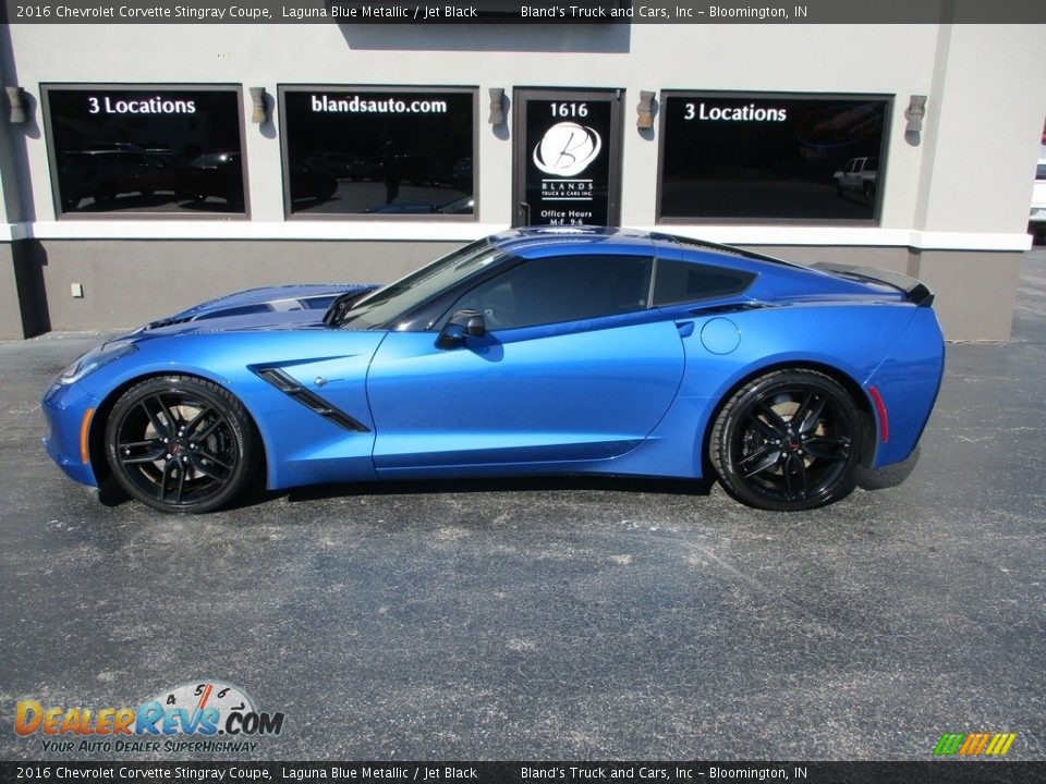 2016 Chevrolet Corvette Stingray Coupe Laguna Blue Metallic / Jet Black Photo #1