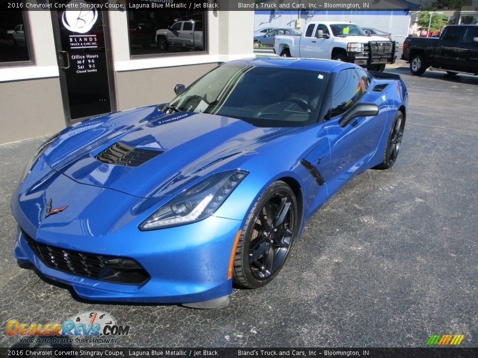 2016 Chevrolet Corvette Stingray Coupe Laguna Blue Metallic / Jet Black Photo #2