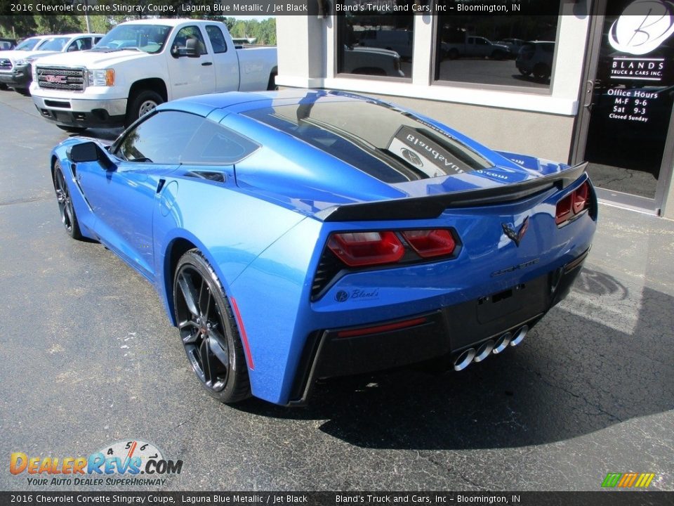 2016 Chevrolet Corvette Stingray Coupe Laguna Blue Metallic / Jet Black Photo #3