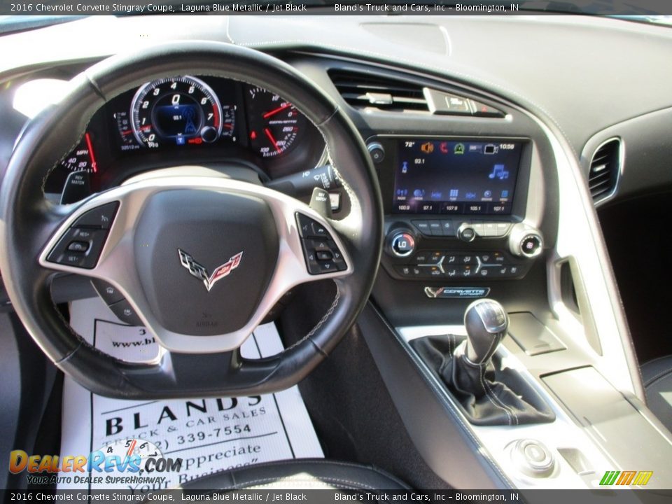 2016 Chevrolet Corvette Stingray Coupe Laguna Blue Metallic / Jet Black Photo #8