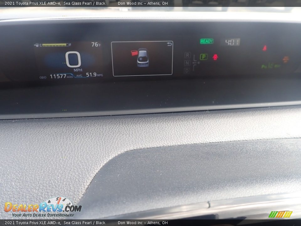2021 Toyota Prius XLE AWD-e Sea Glass Pearl / Black Photo #29