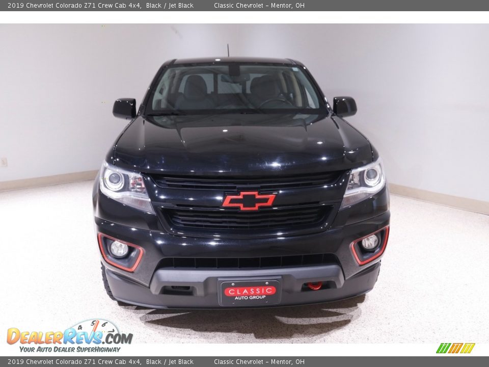 2019 Chevrolet Colorado Z71 Crew Cab 4x4 Black / Jet Black Photo #2