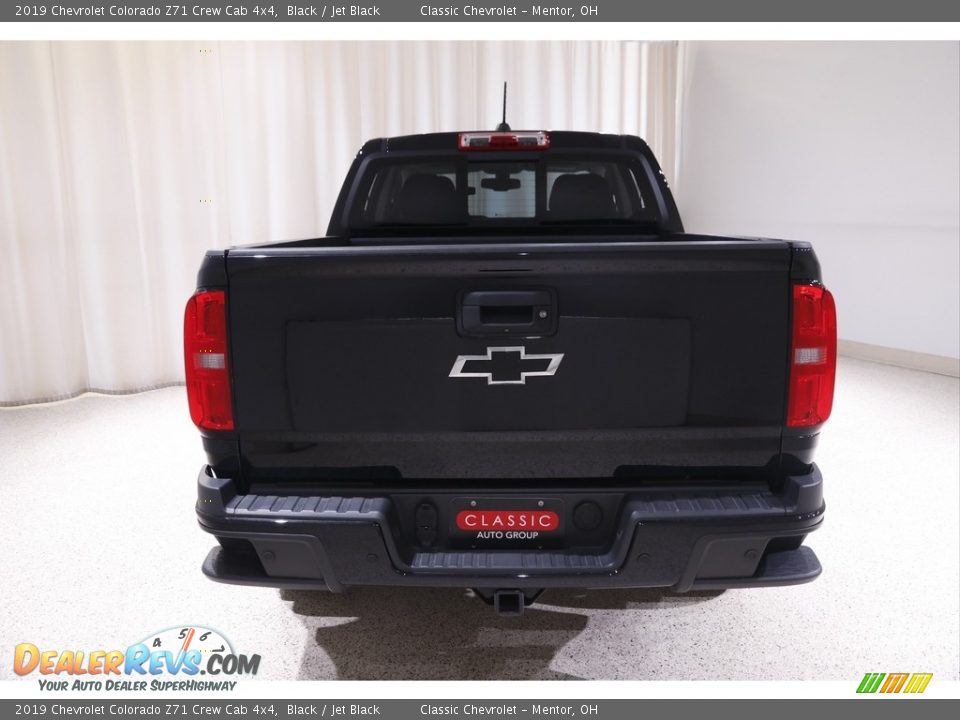 2019 Chevrolet Colorado Z71 Crew Cab 4x4 Black / Jet Black Photo #21