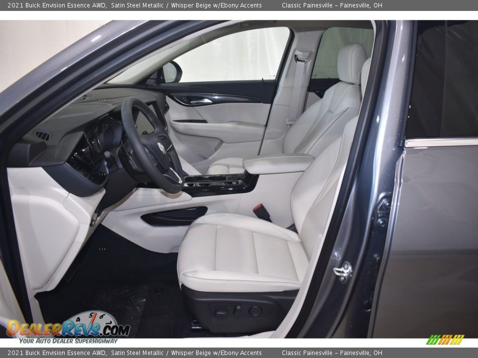 2021 Buick Envision Essence AWD Satin Steel Metallic / Whisper Beige w/Ebony Accents Photo #7