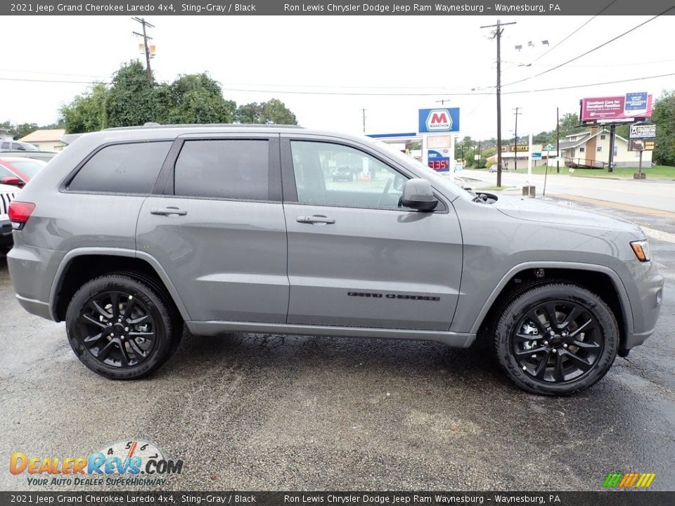 2021 Jeep Grand Cherokee Laredo 4x4 Sting-Gray / Black Photo #7