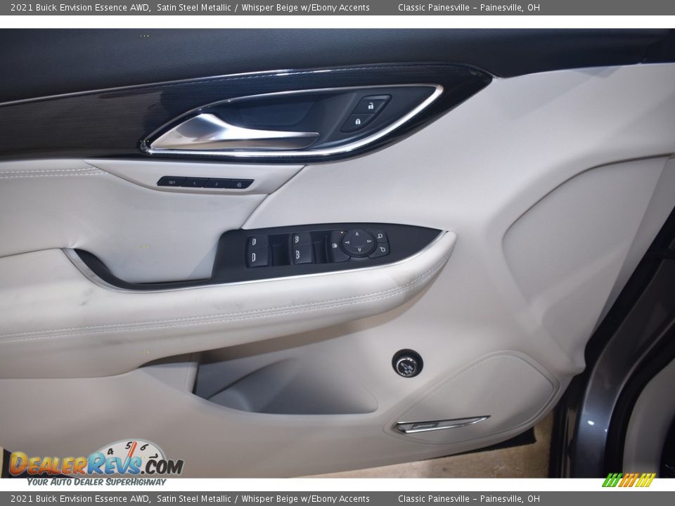 2021 Buick Envision Essence AWD Satin Steel Metallic / Whisper Beige w/Ebony Accents Photo #9