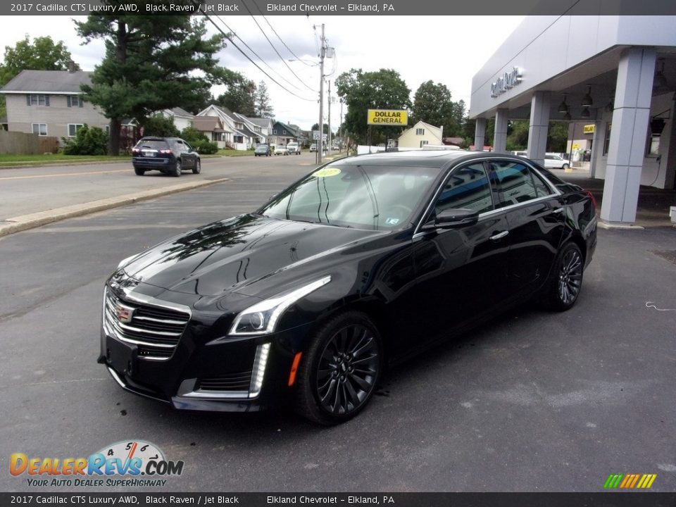 2017 Cadillac CTS Luxury AWD Black Raven / Jet Black Photo #7