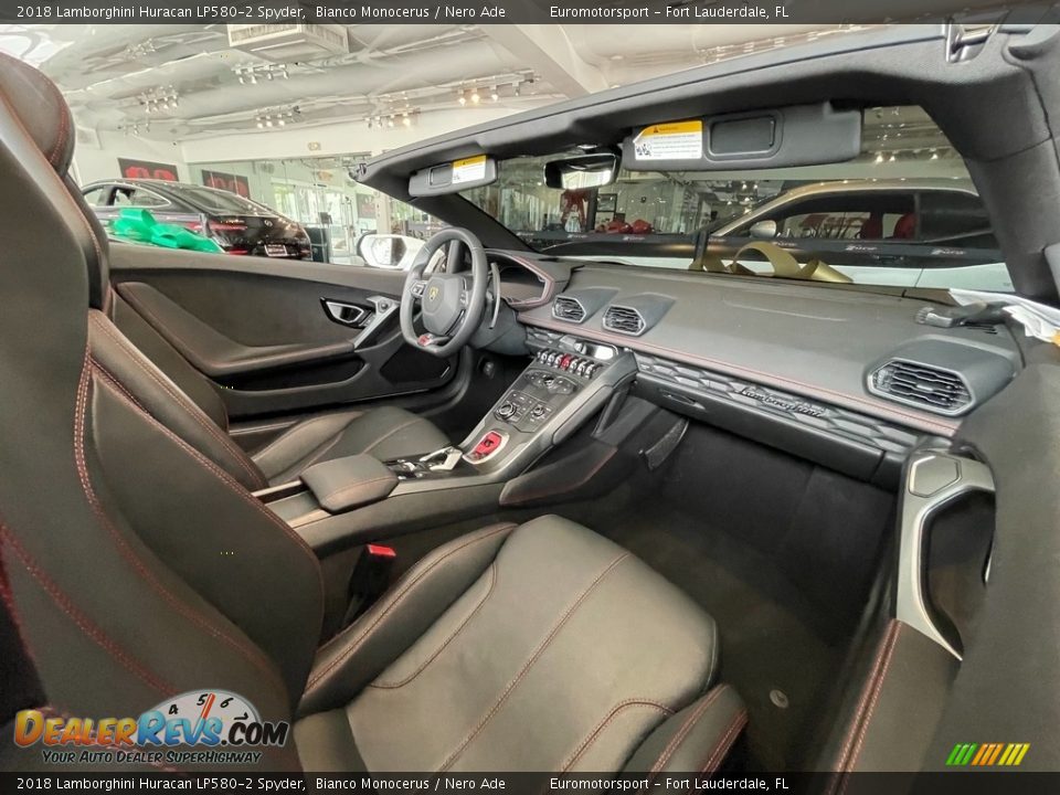 Nero Ade Interior - 2018 Lamborghini Huracan LP580-2 Spyder Photo #2