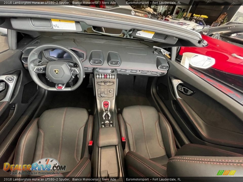 Dashboard of 2018 Lamborghini Huracan LP580-2 Spyder Photo #3