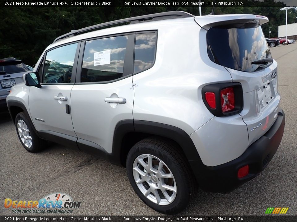 2021 Jeep Renegade Latitude 4x4 Glacier Metallic / Black Photo #3