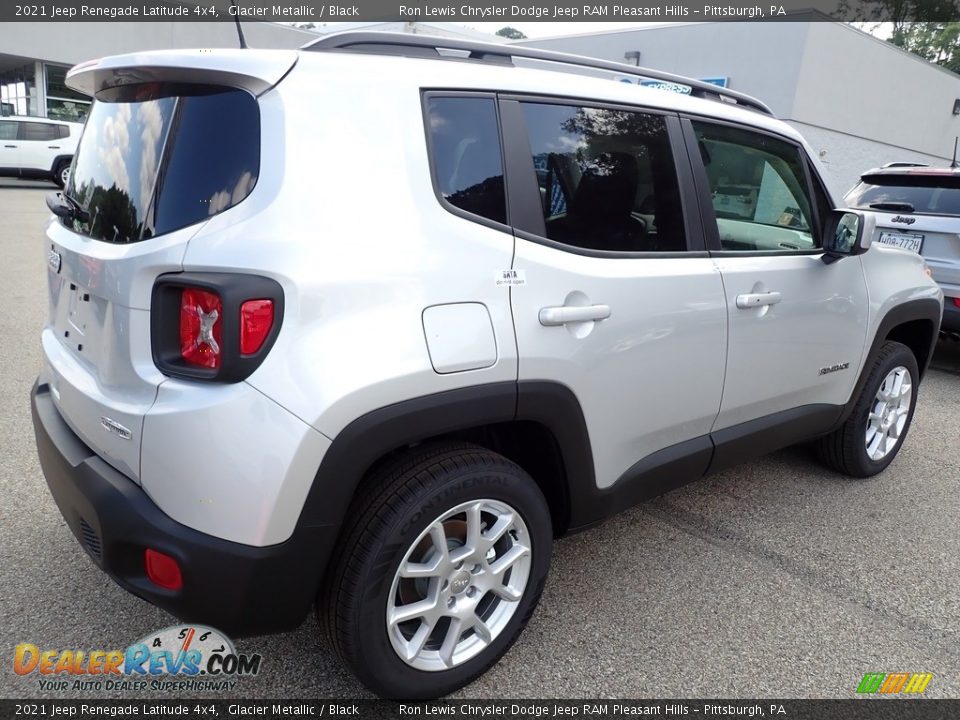 2021 Jeep Renegade Latitude 4x4 Glacier Metallic / Black Photo #6