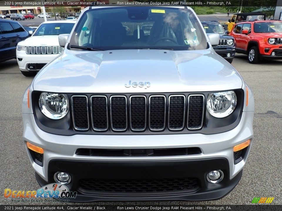 2021 Jeep Renegade Latitude 4x4 Glacier Metallic / Black Photo #9