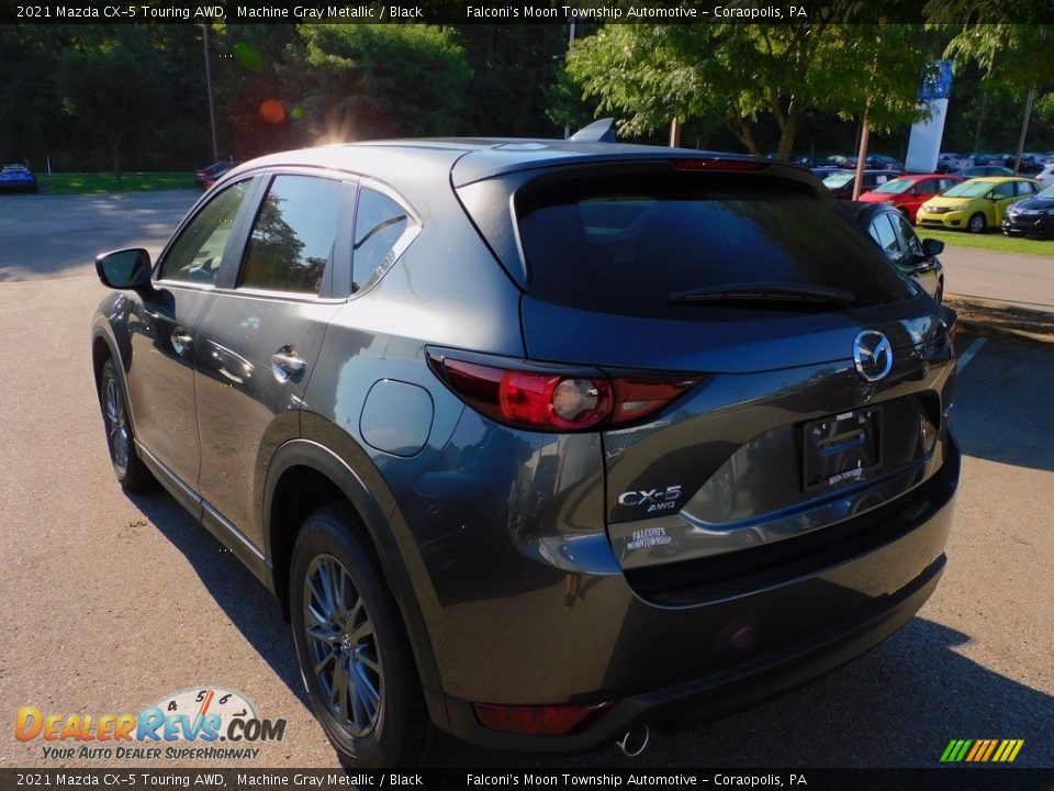 2021 Mazda CX-5 Touring AWD Machine Gray Metallic / Black Photo #5