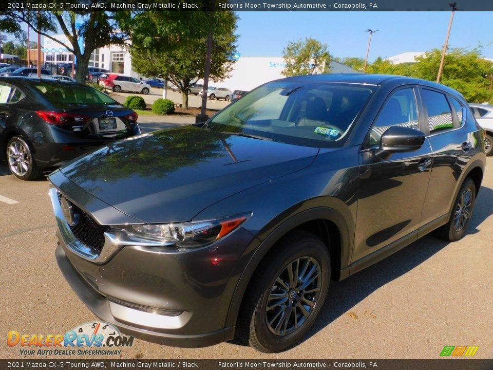 2021 Mazda CX-5 Touring AWD Machine Gray Metallic / Black Photo #7