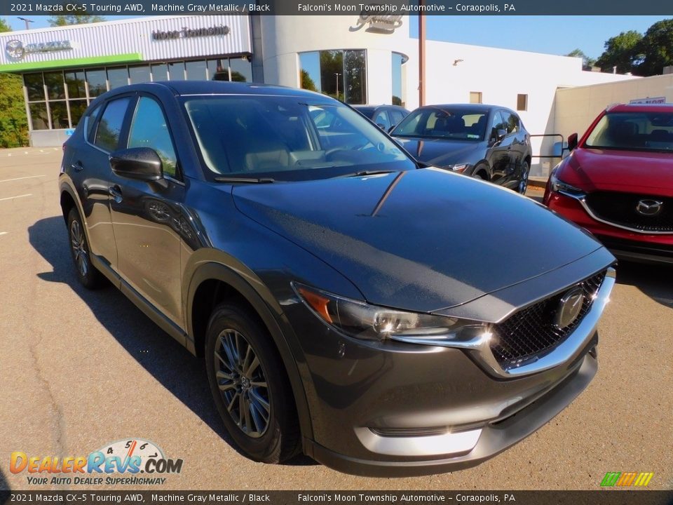 2021 Mazda CX-5 Touring AWD Machine Gray Metallic / Black Photo #9