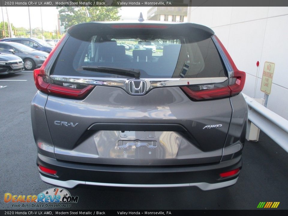 2020 Honda CR-V LX AWD Modern Steel Metallic / Black Photo #4