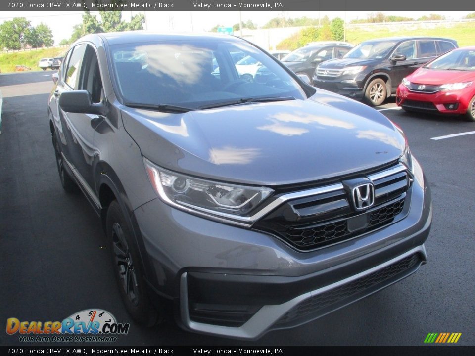 2020 Honda CR-V LX AWD Modern Steel Metallic / Black Photo #7