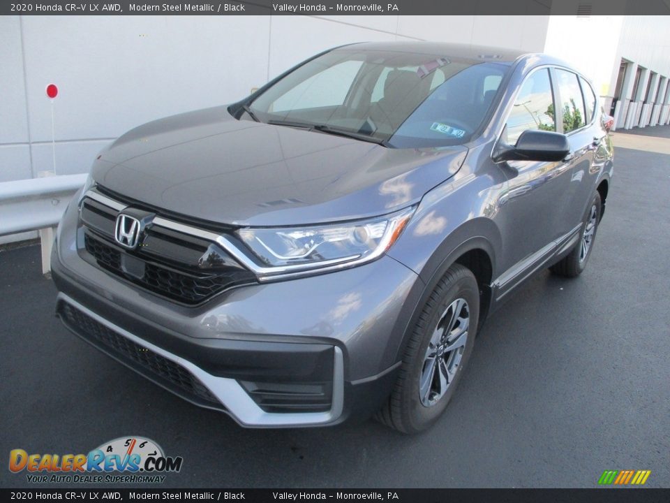 2020 Honda CR-V LX AWD Modern Steel Metallic / Black Photo #9