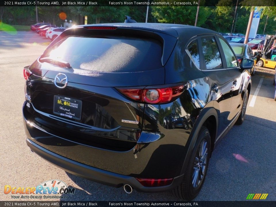 2021 Mazda CX-5 Touring AWD Jet Black Mica / Black Photo #2