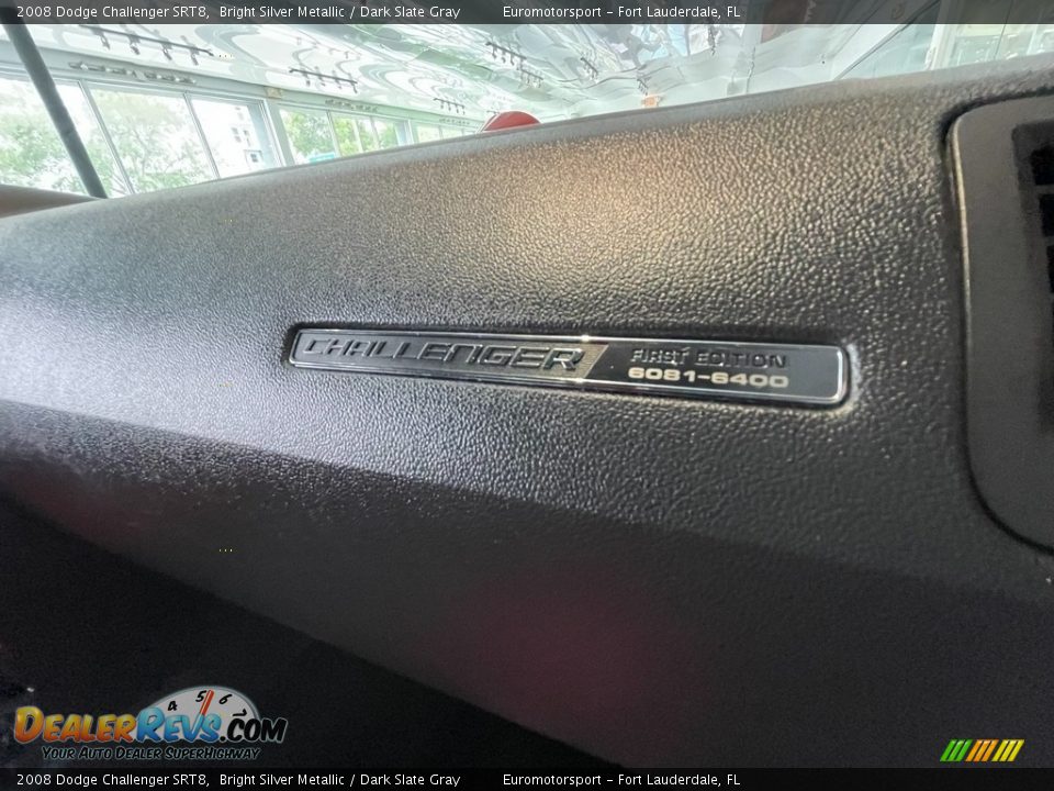 2008 Dodge Challenger SRT8 Bright Silver Metallic / Dark Slate Gray Photo #17