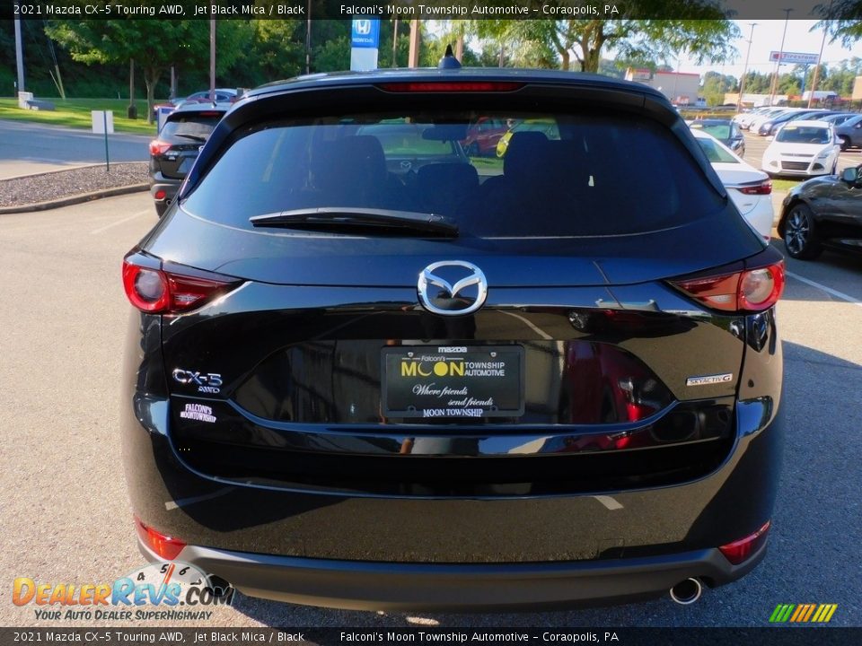 2021 Mazda CX-5 Touring AWD Jet Black Mica / Black Photo #3