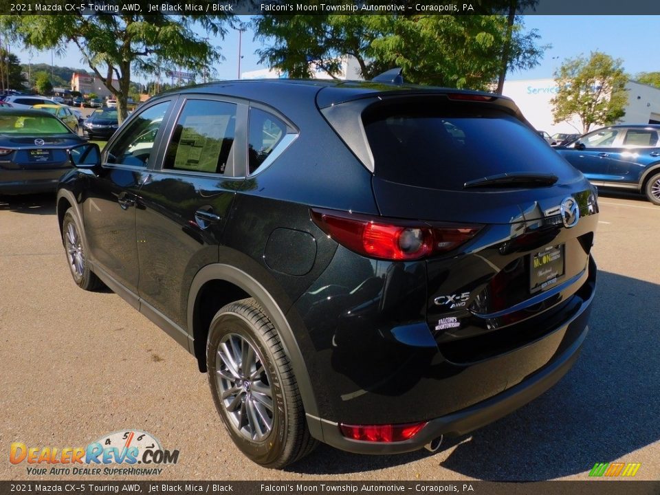 2021 Mazda CX-5 Touring AWD Jet Black Mica / Black Photo #5