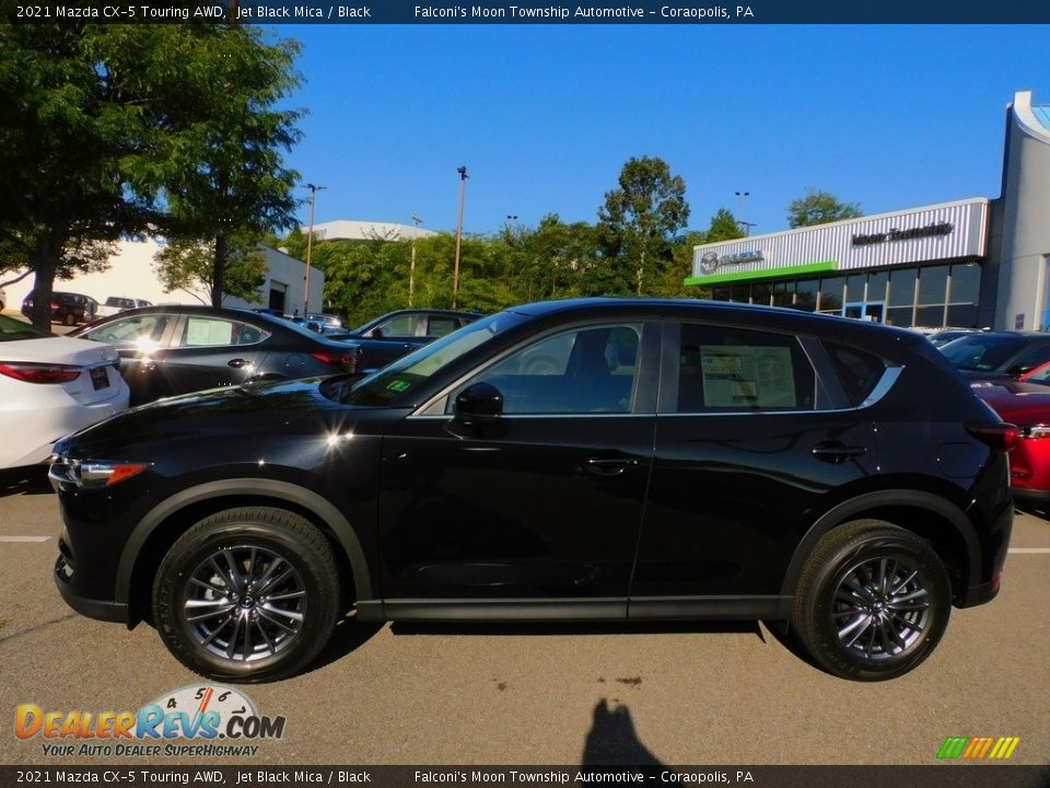 2021 Mazda CX-5 Touring AWD Jet Black Mica / Black Photo #6