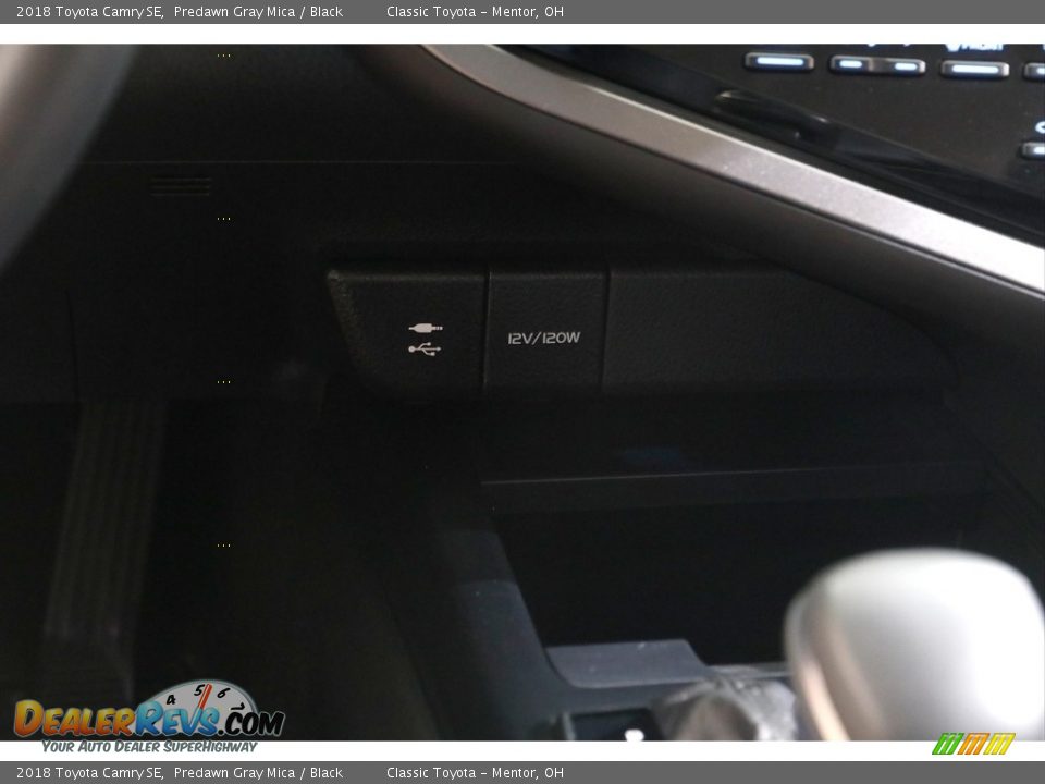 2018 Toyota Camry SE Predawn Gray Mica / Black Photo #12