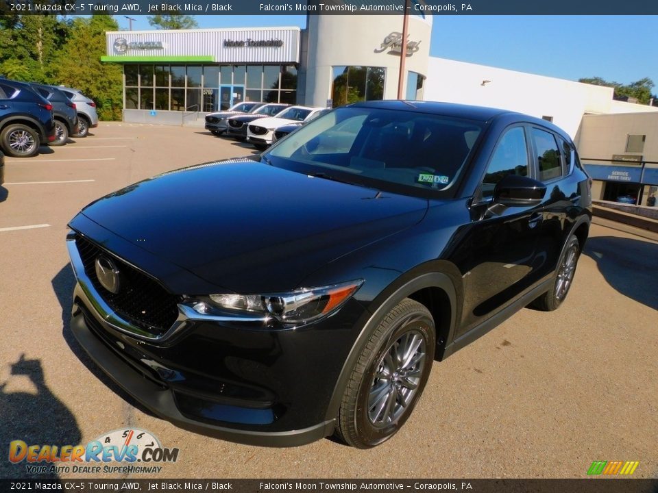 2021 Mazda CX-5 Touring AWD Jet Black Mica / Black Photo #7