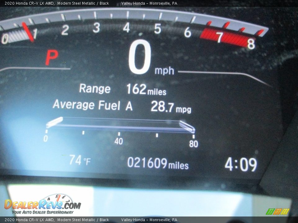 2020 Honda CR-V LX AWD Modern Steel Metallic / Black Photo #20