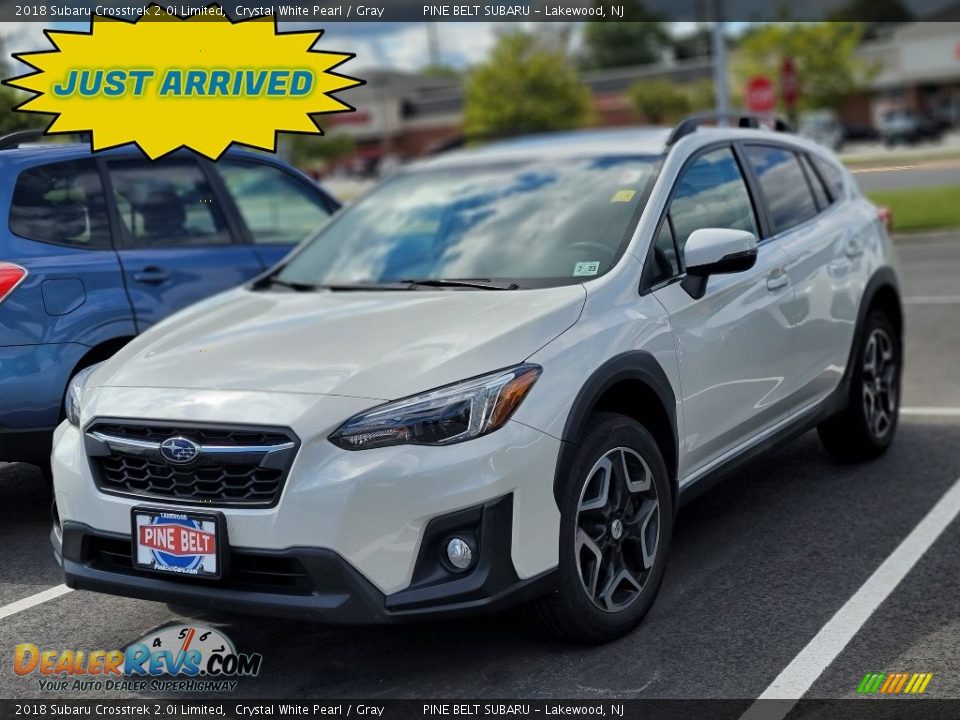 2018 Subaru Crosstrek 2.0i Limited Crystal White Pearl / Gray Photo #1