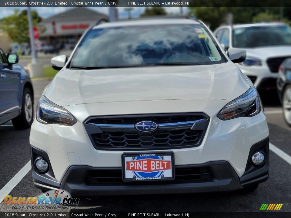 2018 Subaru Crosstrek 2.0i Limited Crystal White Pearl / Gray Photo #2