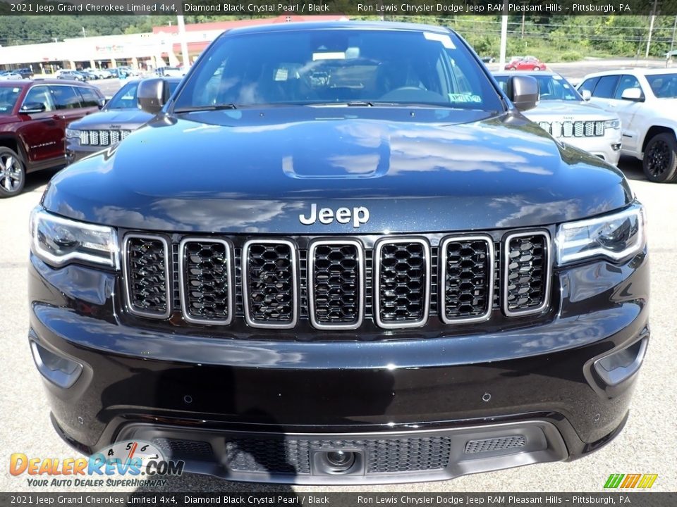 2021 Jeep Grand Cherokee Limited 4x4 Diamond Black Crystal Pearl / Black Photo #9