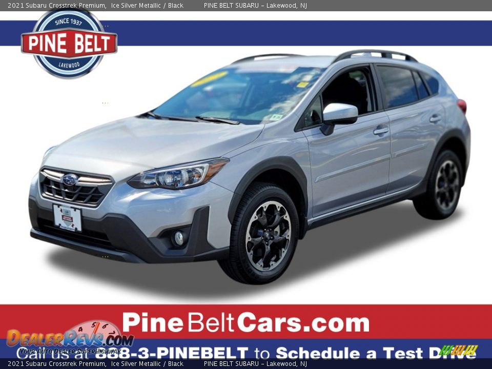 2021 Subaru Crosstrek Premium Ice Silver Metallic / Black Photo #1