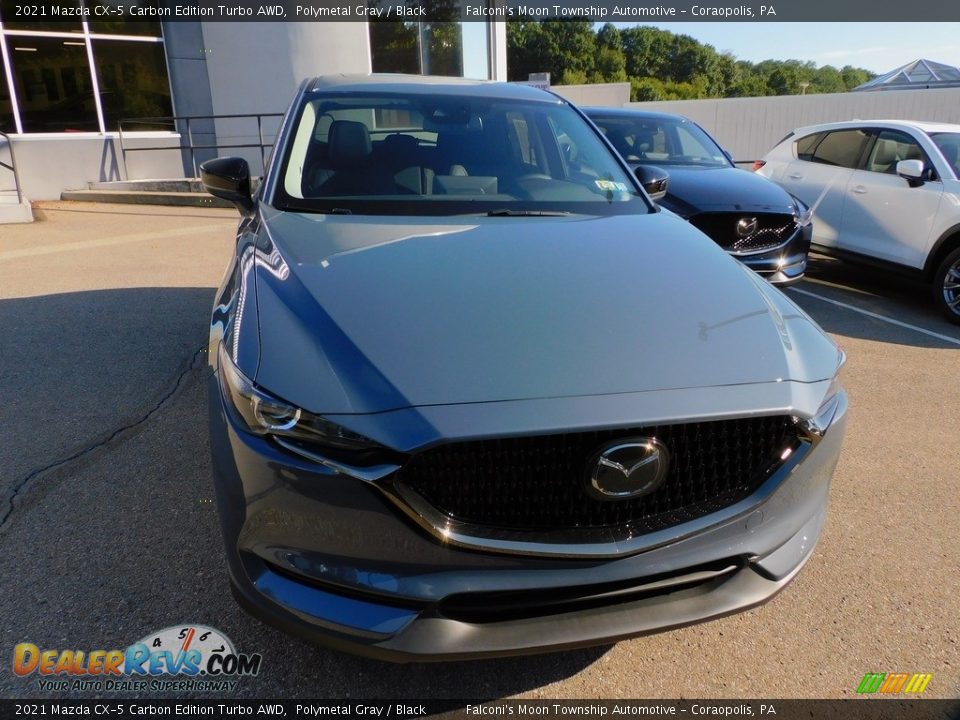 2021 Mazda CX-5 Carbon Edition Turbo AWD Polymetal Gray / Black Photo #8