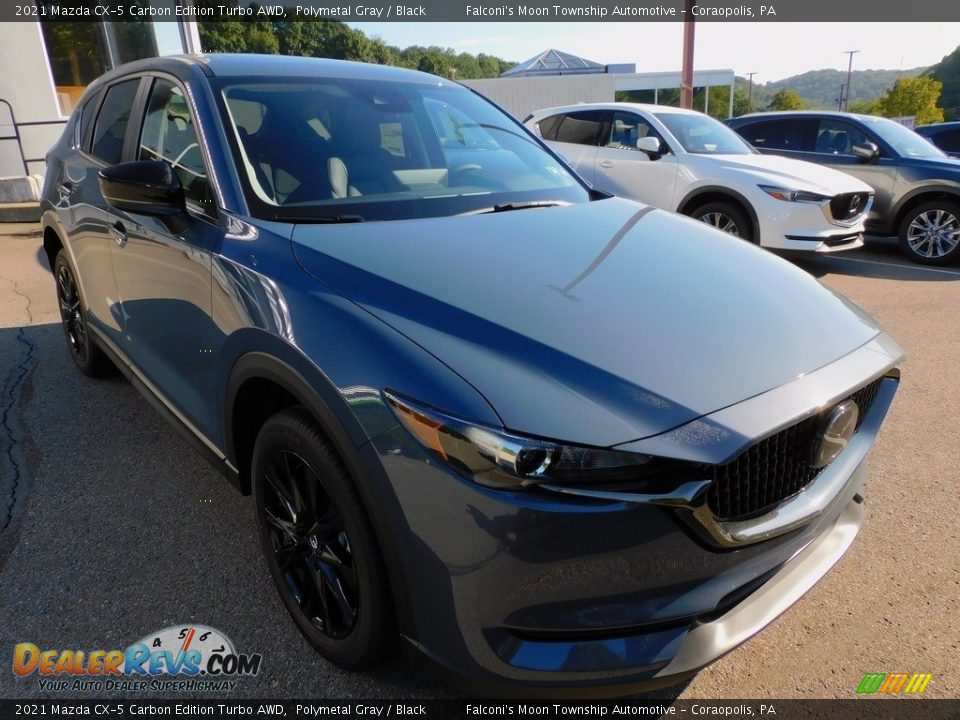 2021 Mazda CX-5 Carbon Edition Turbo AWD Polymetal Gray / Black Photo #9