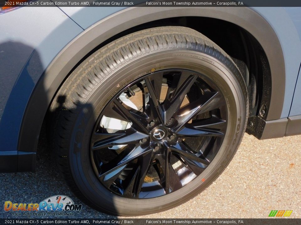 2021 Mazda CX-5 Carbon Edition Turbo AWD Polymetal Gray / Black Photo #10