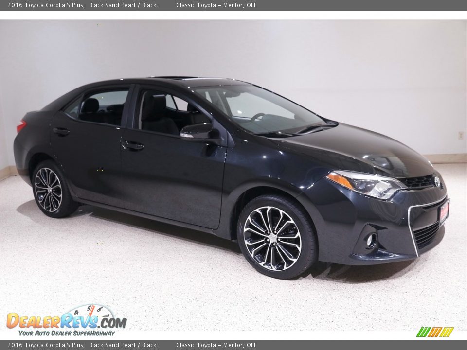 2016 Toyota Corolla S Plus Black Sand Pearl / Black Photo #1