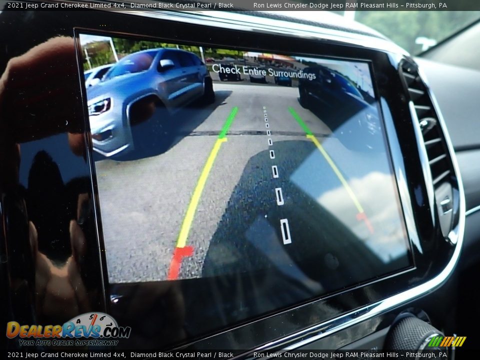 2021 Jeep Grand Cherokee Limited 4x4 Diamond Black Crystal Pearl / Black Photo #19