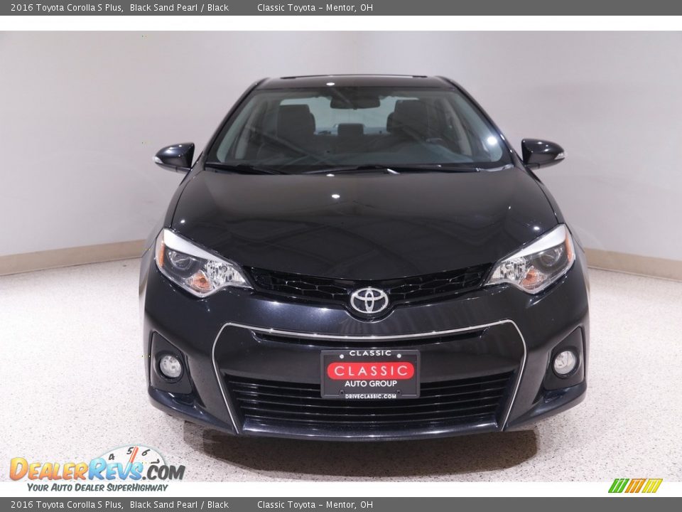 2016 Toyota Corolla S Plus Black Sand Pearl / Black Photo #2