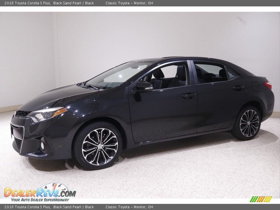 2016 Toyota Corolla S Plus Black Sand Pearl / Black Photo #3
