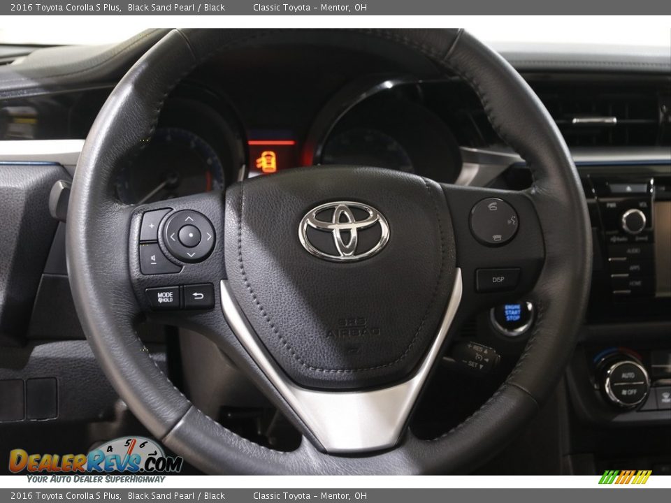 2016 Toyota Corolla S Plus Black Sand Pearl / Black Photo #7