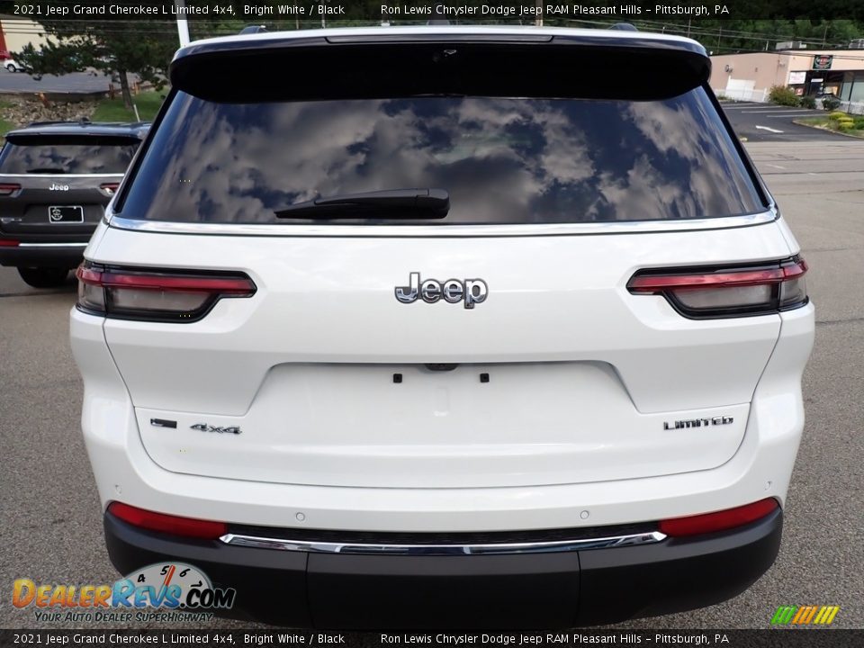 2021 Jeep Grand Cherokee L Limited 4x4 Bright White / Black Photo #4